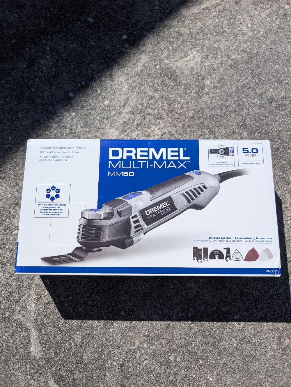 Dremel Oscillating Multi-Tool Kit 5.0Amp w/ 30 Accessories MM50-01 Fast Shipping